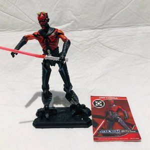 Star Wars Clone Wars Target Exclusive DARTH MAUL Action Figure Card Base Sword